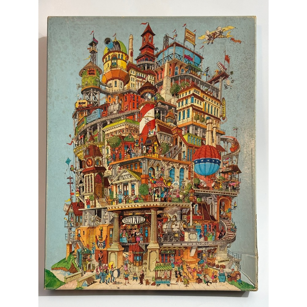 Vintage 1977 Springbok Verticalville Jigsaw Puzzle 500+ Pieces PZL4085 Hallmark